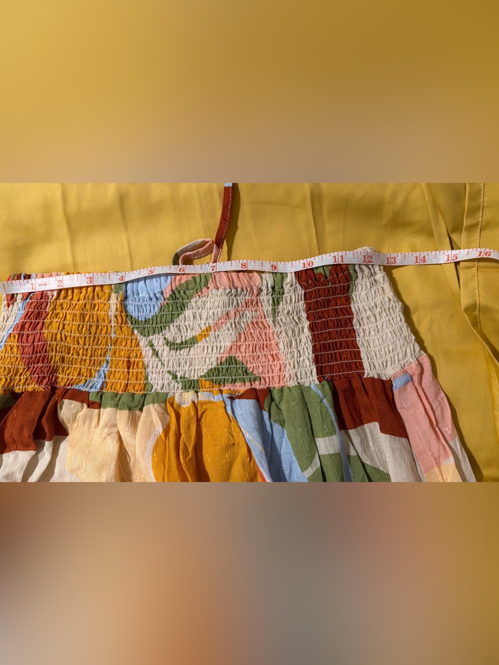 Christian Siriano Multicolor Abstract Button-Front Maxi Skirt - Picture 6 of 7